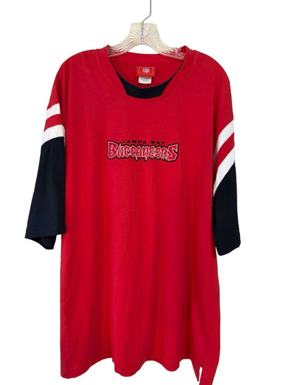 Vintage Y2K Tampa Bay Buccaneers VF Imagewear XL Colorblock Football Shirt
